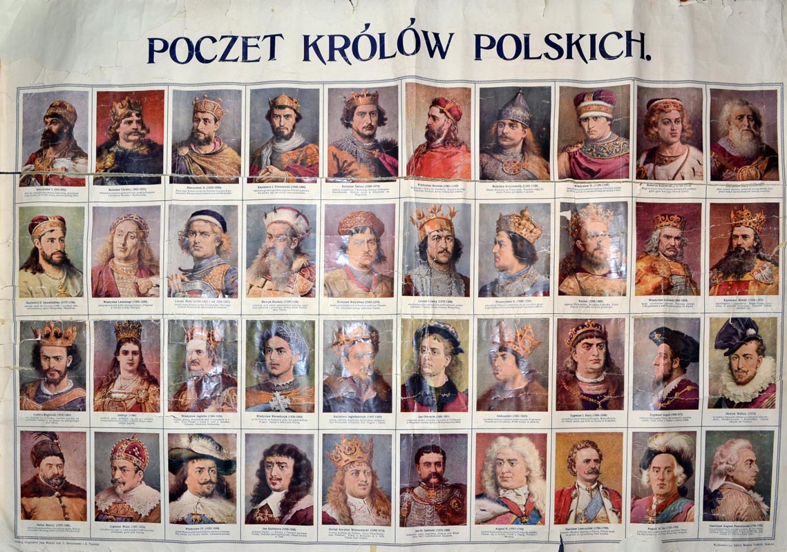 Найденный плакат POCZET KRÓLÓW POLSKICH