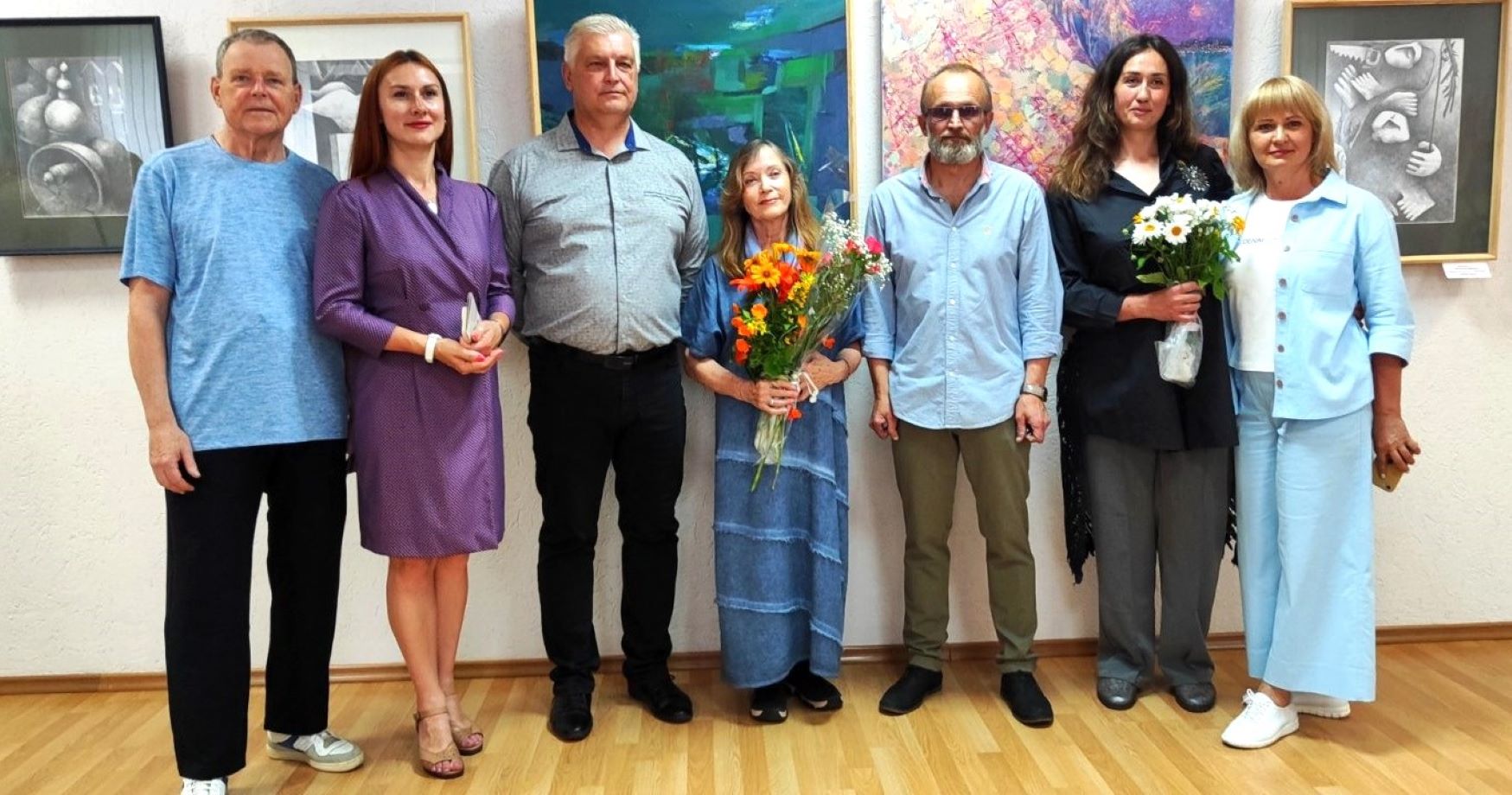 9 ліпеня адкрылася выстава работ групы слуцкіх мастакоў