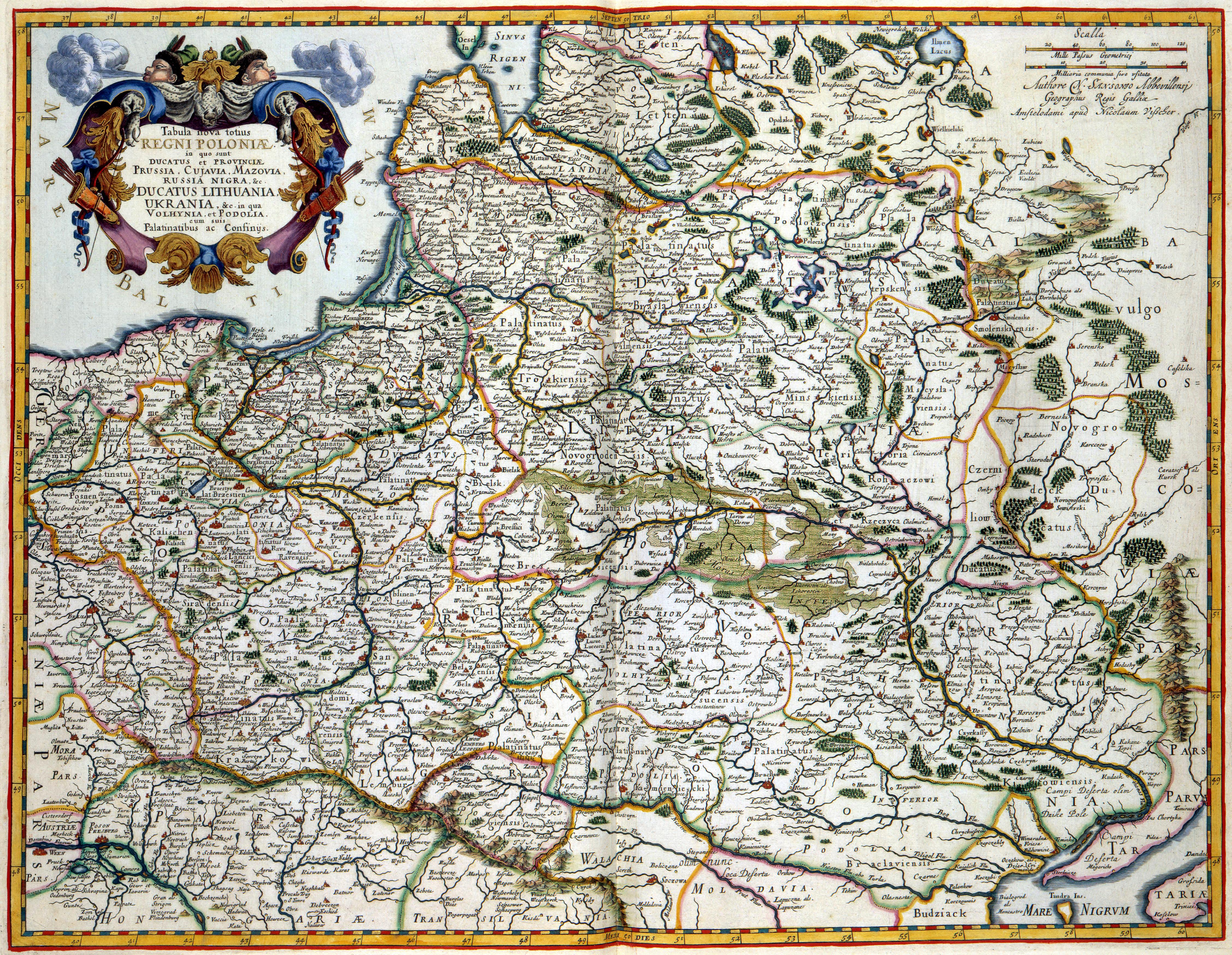 Карта 1680 года