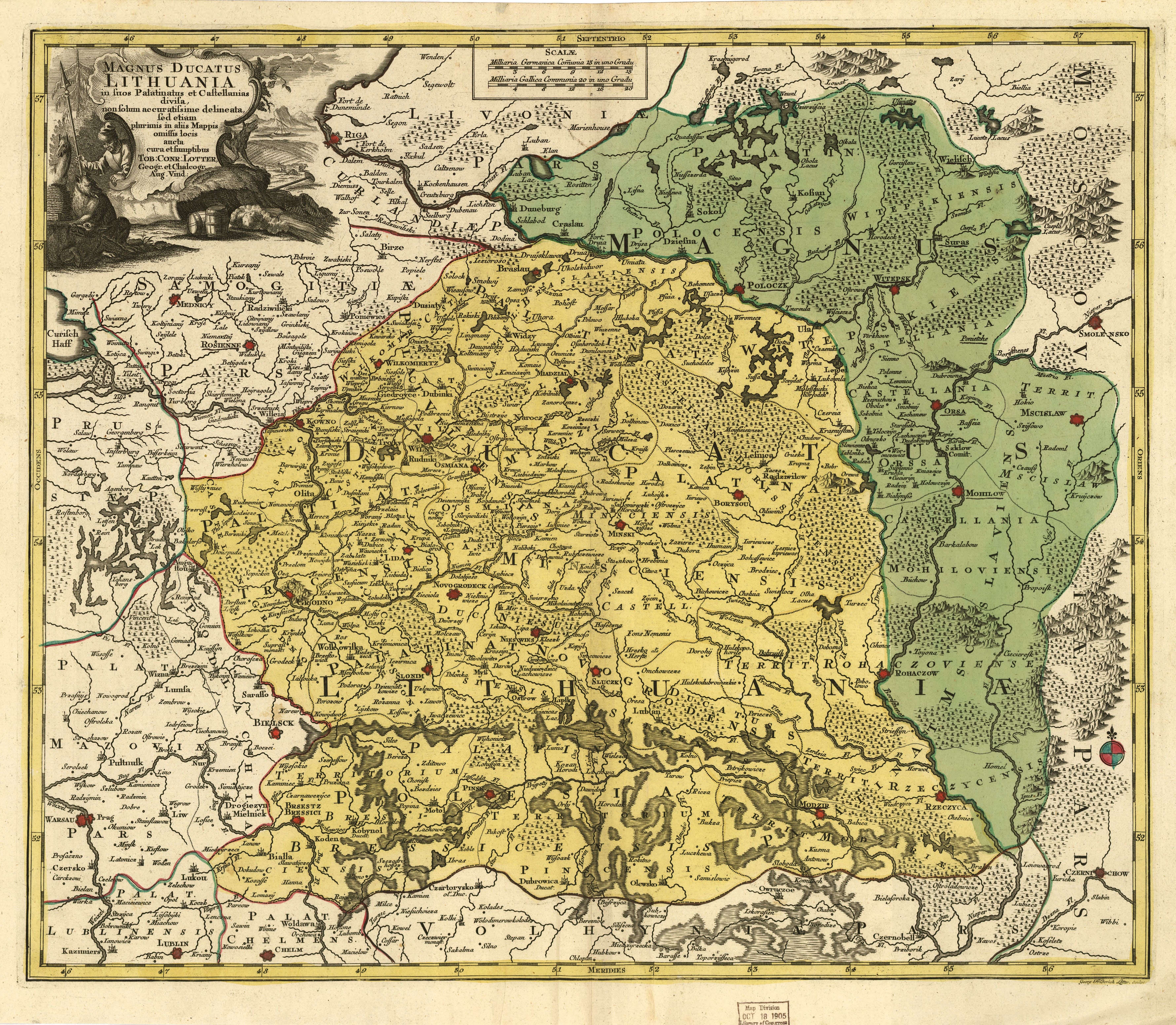 Карта 1770 года