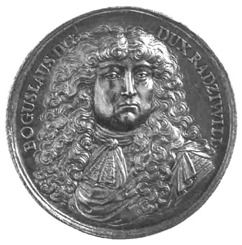 Брачная медаль Богуслава Радзивилла. Серебро. 1665 год