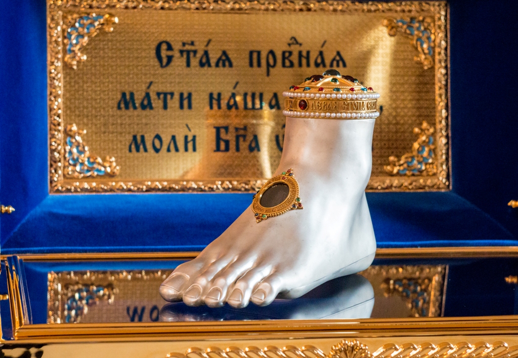 Честная стопа святой праведной Софии, княгини Слуцкой
