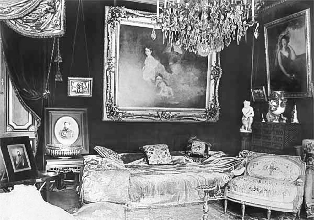 Комната в квартире князя Петра Витгенштейна. Париж, Елисейские поля, 88. Фото Йф.Хикса. 1880-е годы