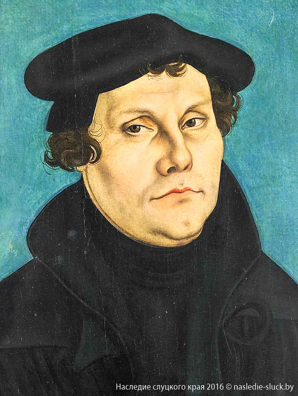 Лукас Кранах Старший. Мартин Лютер, 1528. Фрагмент