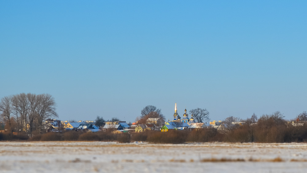 Церковь Архангела Михаила. Вид со стороны д. Ячево. 2016 г. Фото В.Хворов