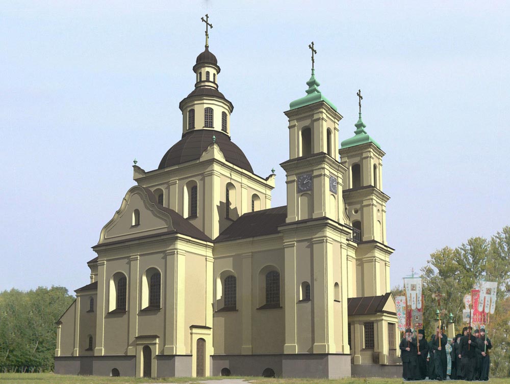 Реконструкция Троицкого собора. Автор - Александр Невар