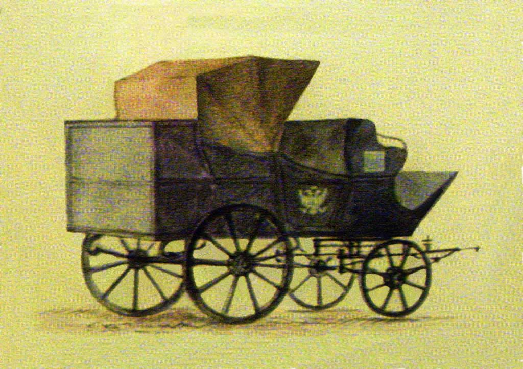 Почтовый кабриолет. 1842 г.