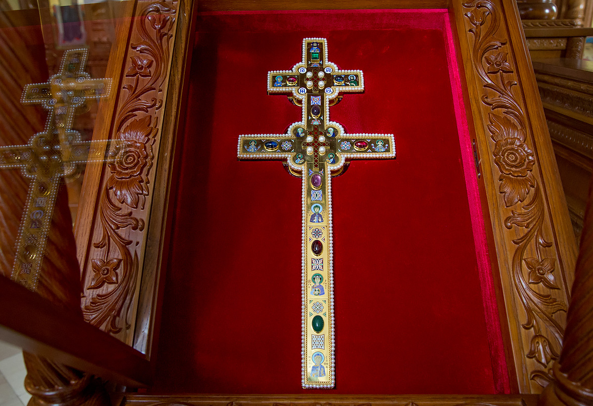 Крест преподобной Евфросинии Полоцкой. Слуцкая копия