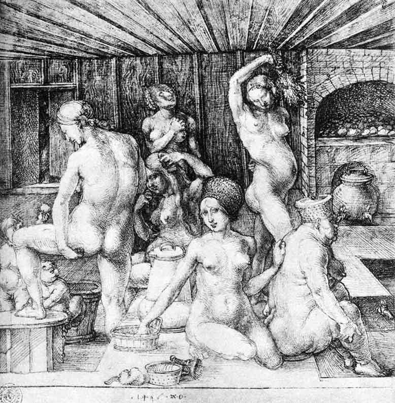 Albrecht Dürer. The Women's Bath (Альбрехт Дюрер. Женская баня)