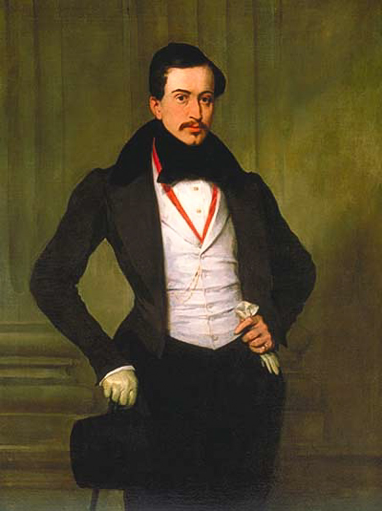 Eugene Francois Marie-Joseph Devérian. Portrait of Antoine Julien Meffre-Rouzan 1833
