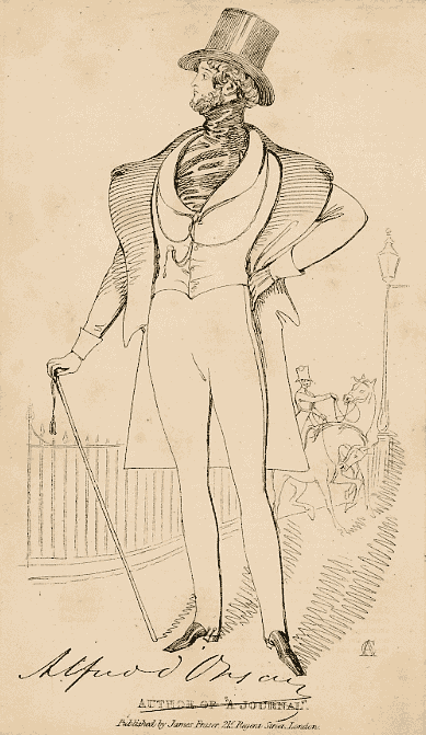 Портрет графа д'Орсе.