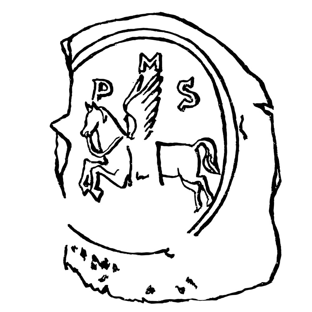 Образ крылатого коня и на некоторых печатях Слуцка XVII–XVIII вв.