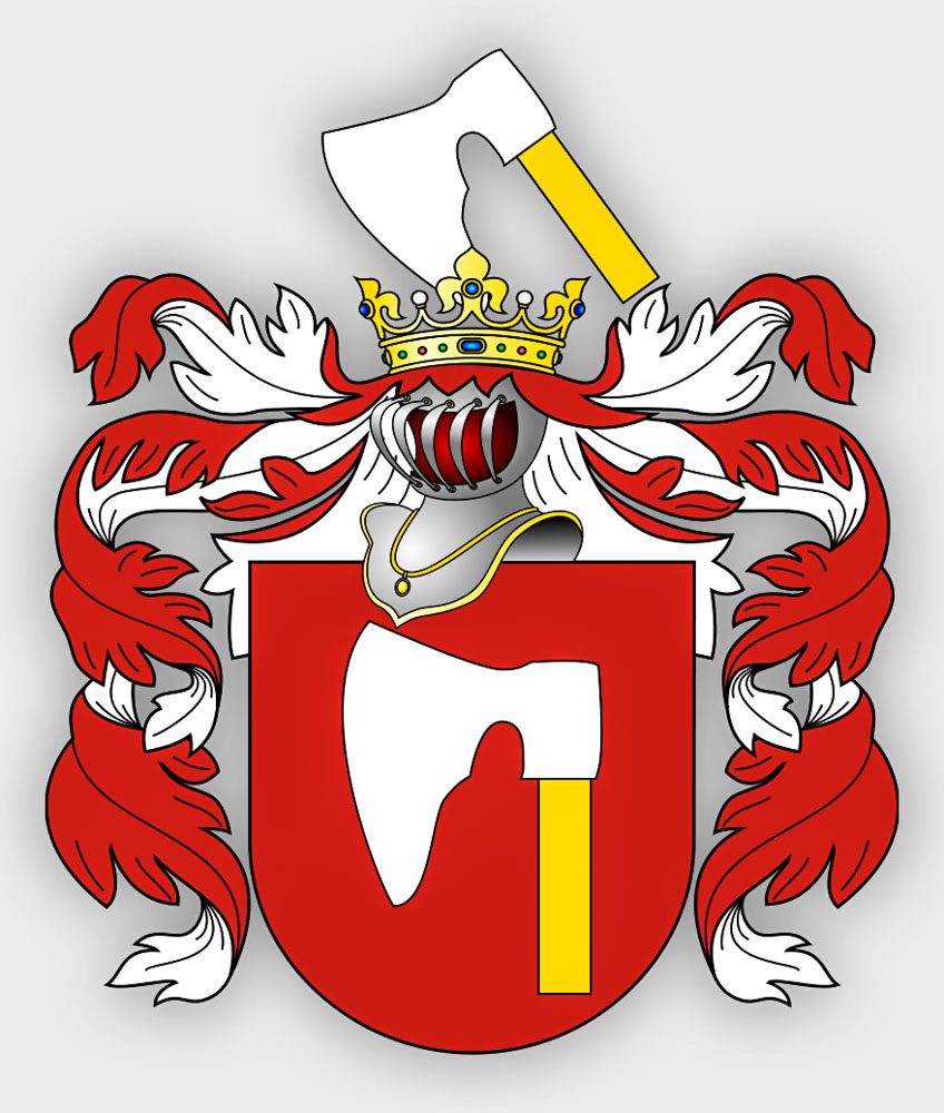 Екатерина Тенчинская принадлежала к польскому дворянскому гербу «Топор»