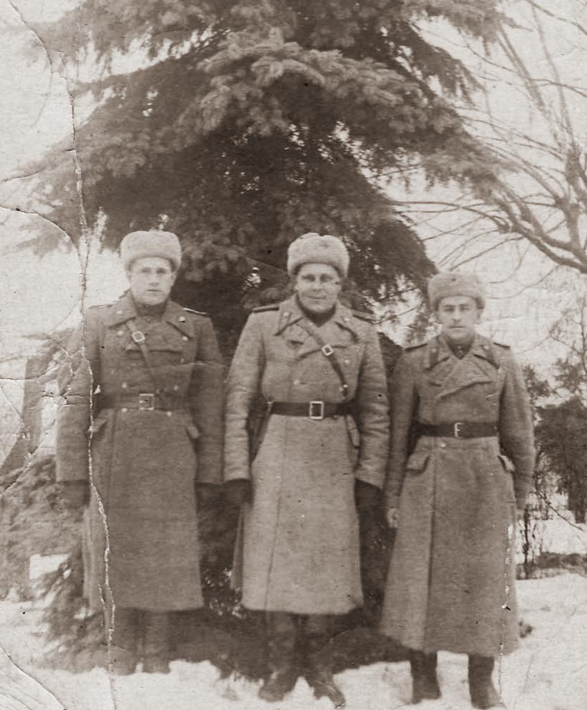 Венгрия. Февраль 1945. Шуманский, Гоголев, Павлов