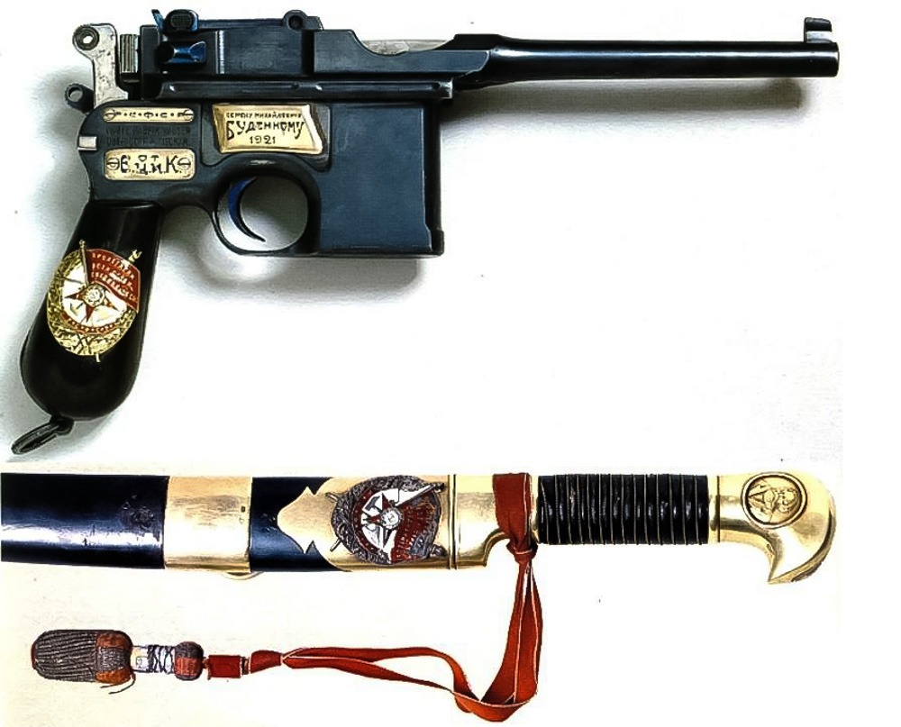 Почётное революционное оружие С.М.Будённого со знаком ордена Красного Знамени