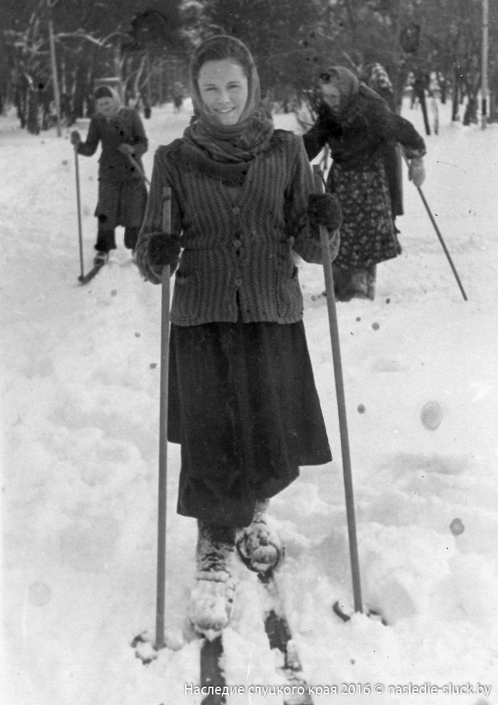 Пригород Бреста. Лыжные гонки. Январь 1955 г.